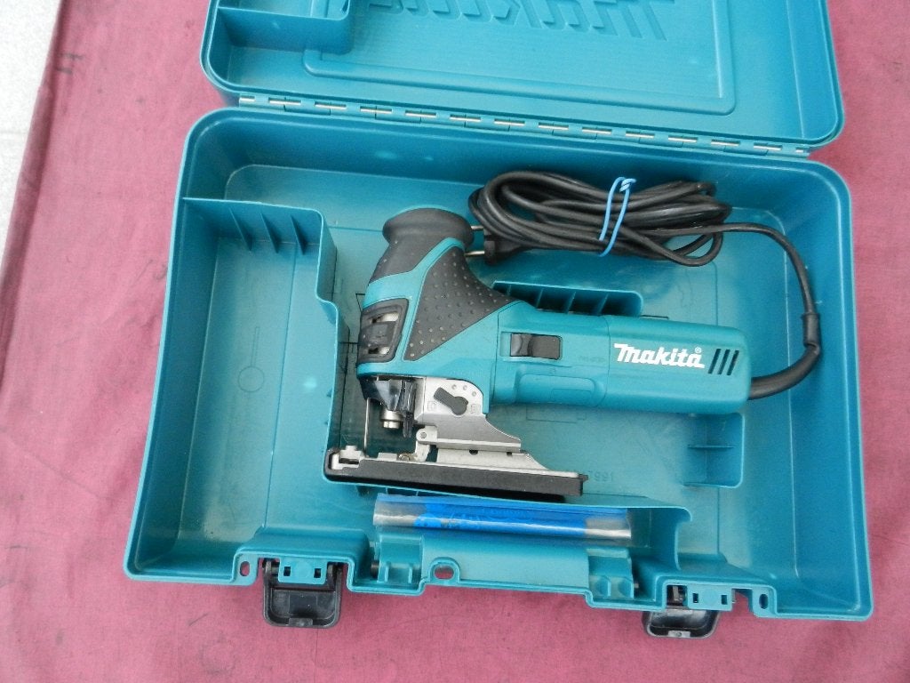 Makita 4351FCT professionele decoupeerzaag., Doe-het-zelf en Bouw, Ophalen, Zo goed als nieuw, Decoupeerzaag