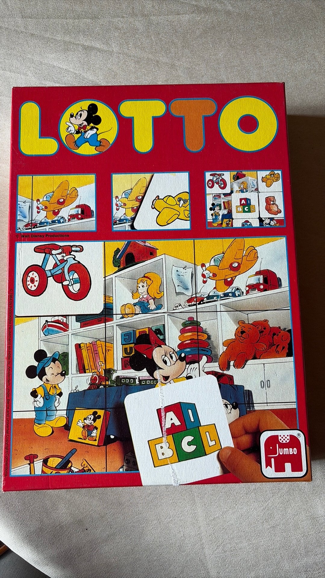 Vintage Disney Lotto spel (Jumbo), Ophalen of Verzenden, Zo goed als nieuw