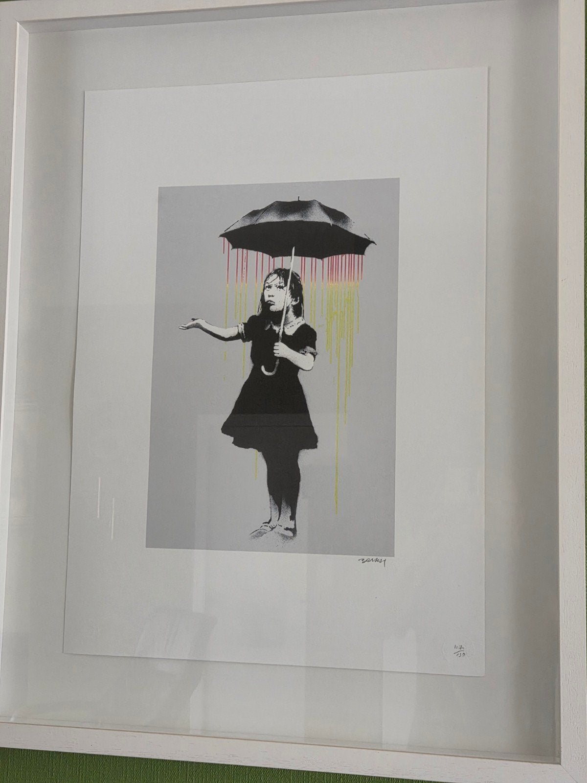 Banksy 1973, Sérigraphie, Numéroté, Personnages et figures fantastiques, Enlèvement