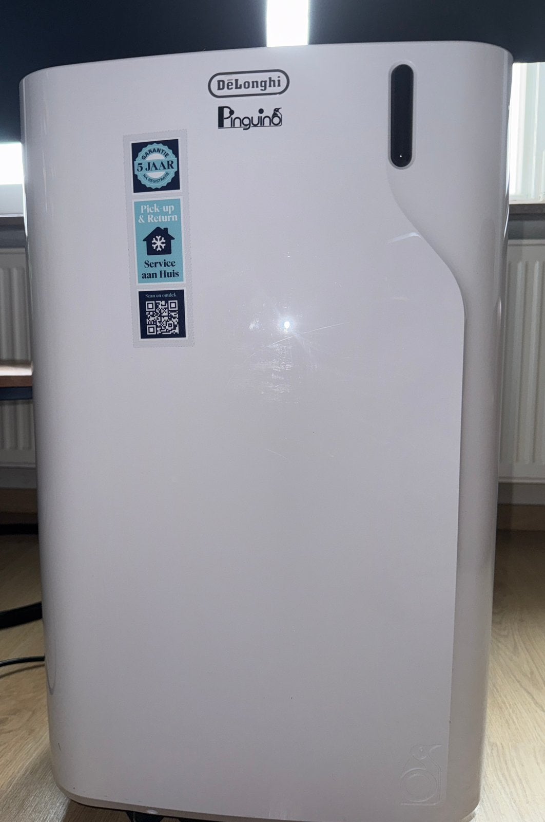 De’Longhi Pinguino PAC EM77 9600 BTU mobiele airco als nieuw, Electroménager, Comme neuf, Enlèvement, Télécommande, Climatiseur mobile