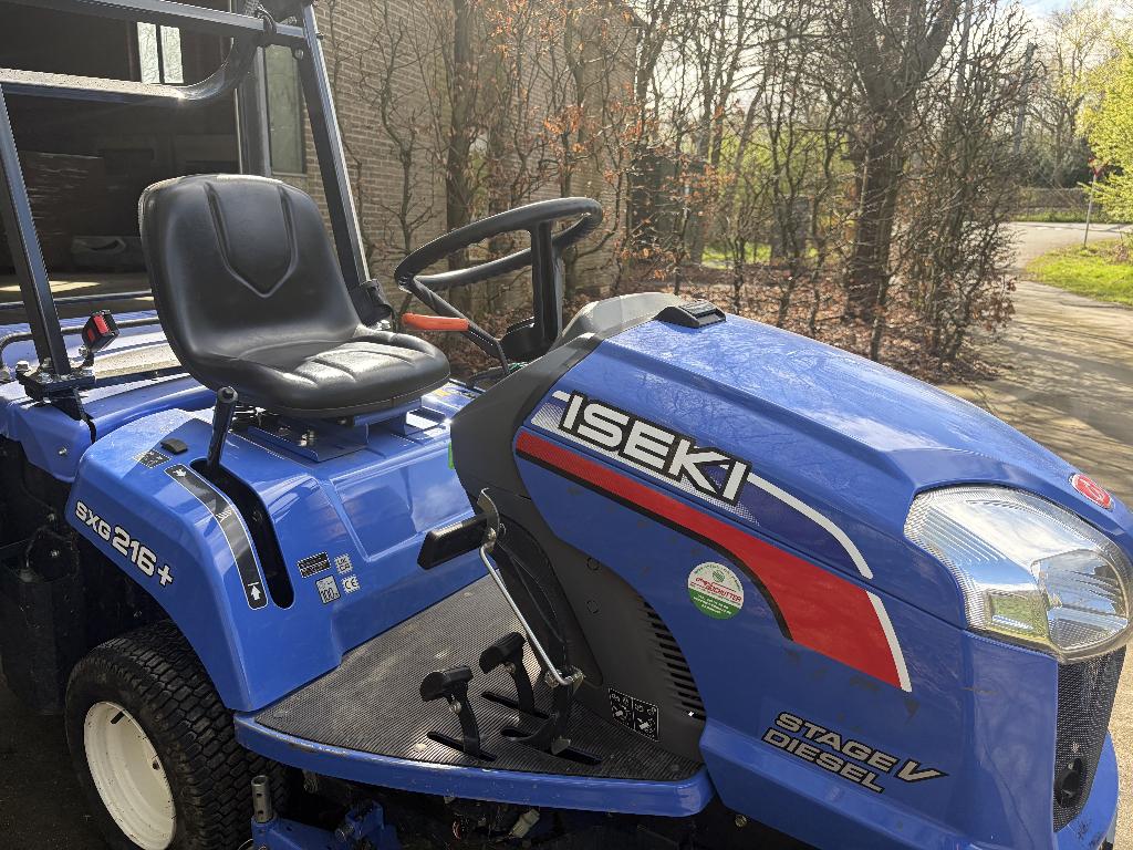 Iseki SXG216+, Ophalen