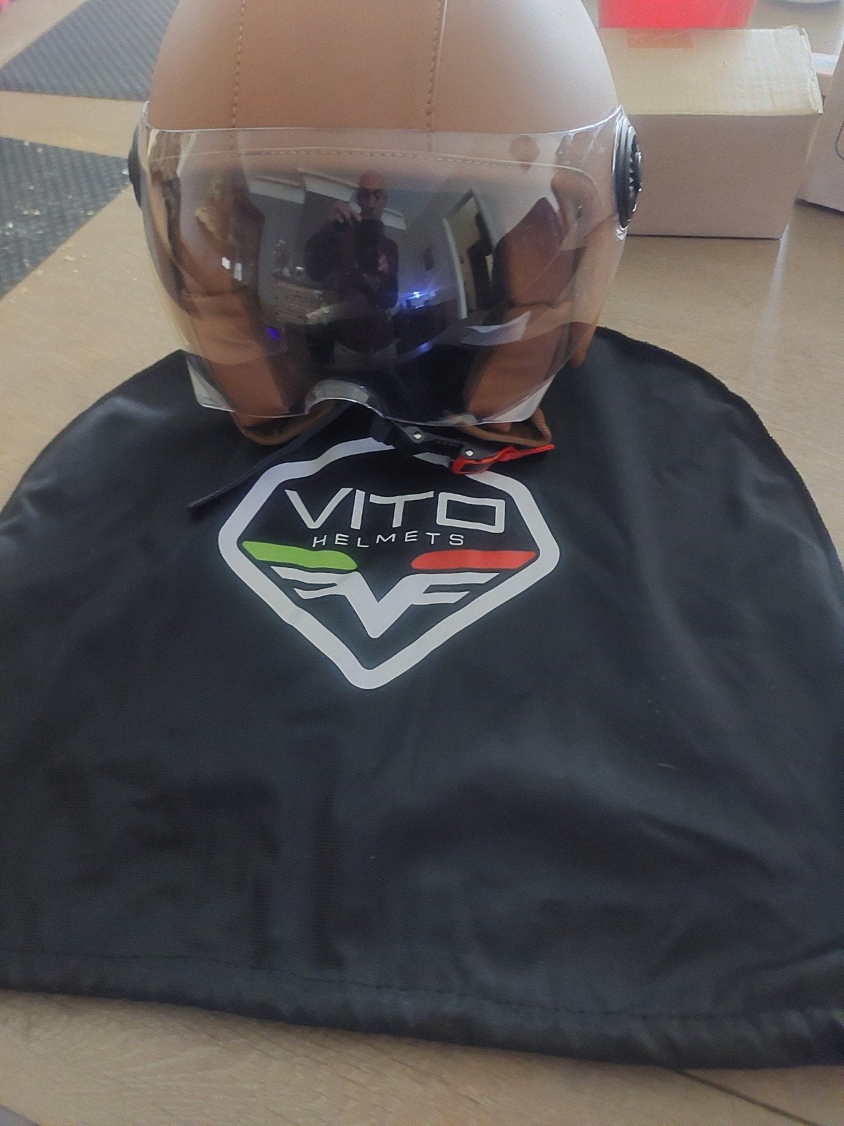 Ecer helm in zeer nette staat M 57-58, Fietsen en Brommers, Ophalen, Zo goed als nieuw, Medium