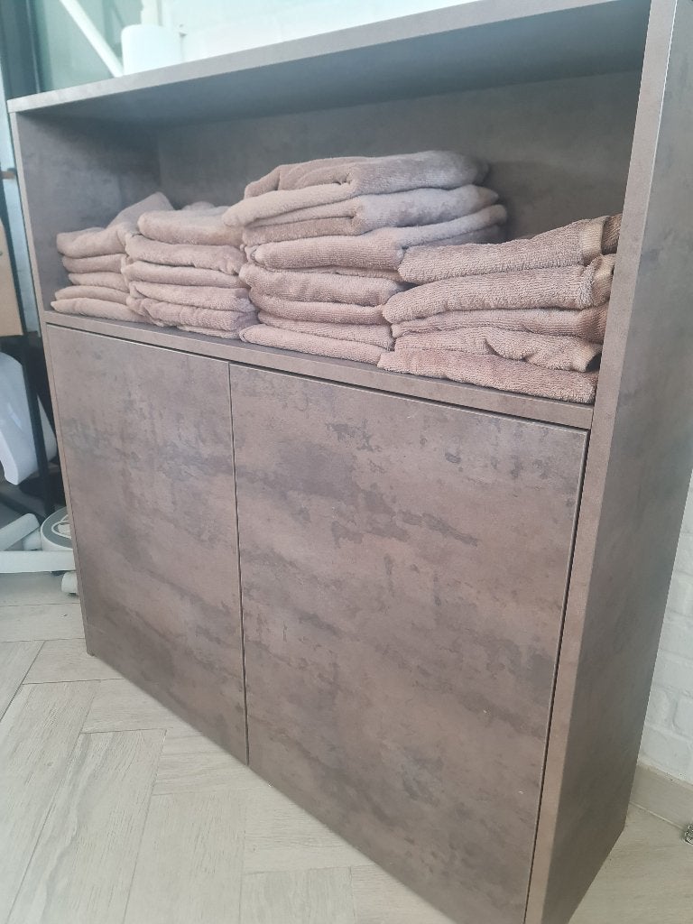 Houten kast, Avec porte(s), 25 à 50 cm, Comme neuf, 100 à 150 cm
