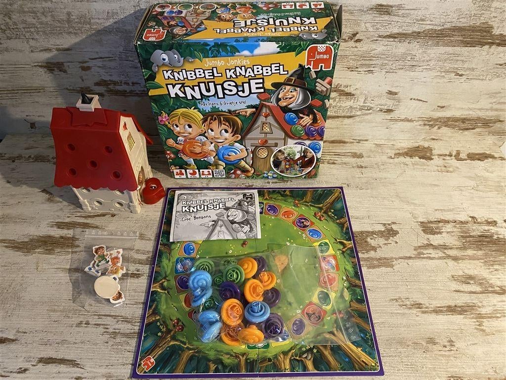 Knibbel knabbel knuisje het hans en grietje spel [s572], Verzenden, Zo goed als nieuw