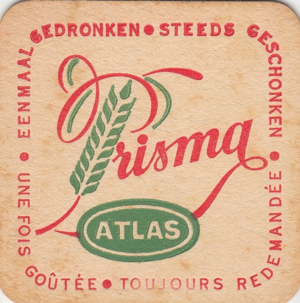 oud bierviltje atlas, Collections, Marques de bière, Enlèvement ou Envoi
