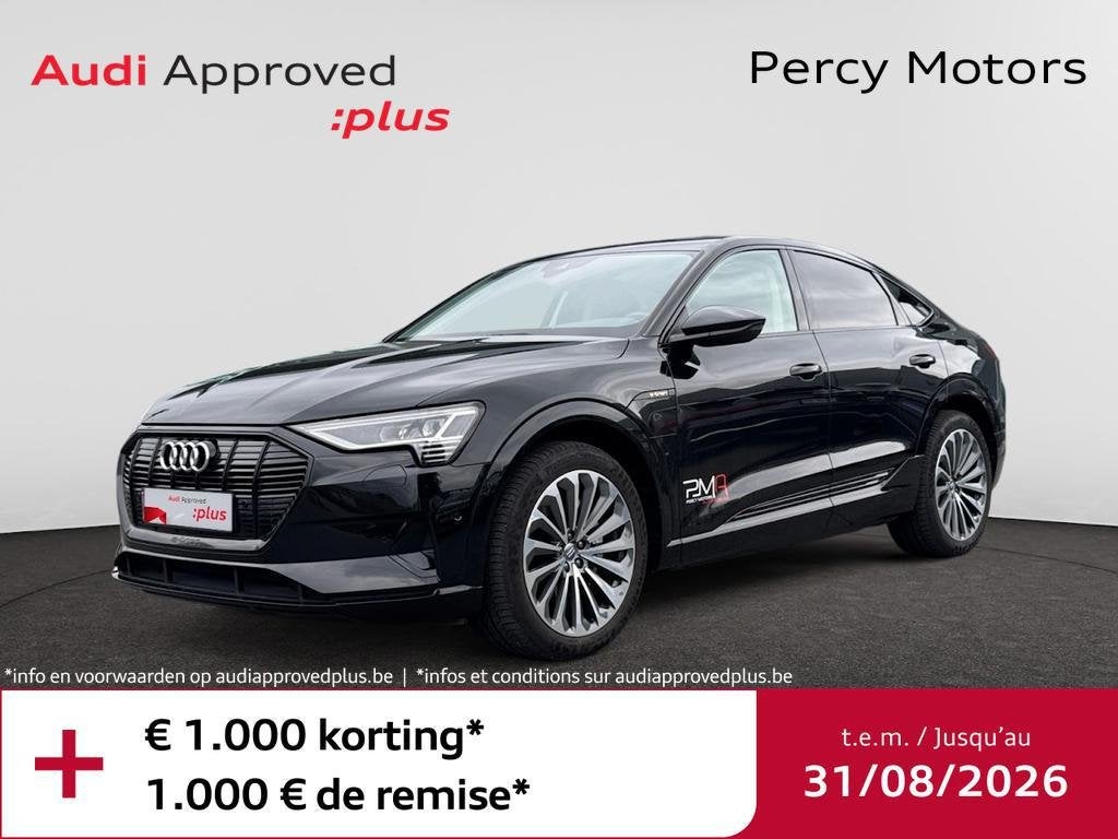 Audi e-tron Sportback E-Tron 95 kWh 55 Sportrback Quattro Ad, Automaat, Overige modellen, Zwart, Elektrisch