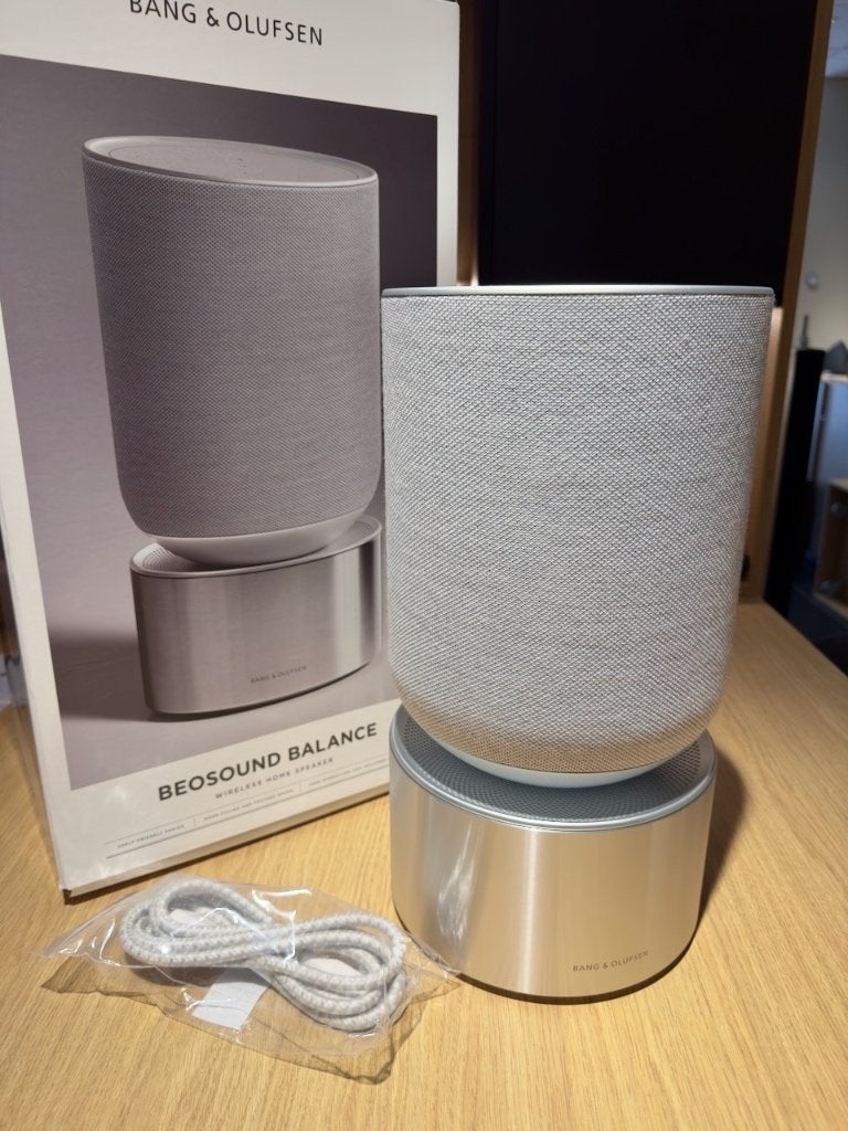Bang & Olufsen Beosound Balance Natural Aluminium - B&O, Audio, Tv en Foto, Luidsprekerboxen, Zo goed als nieuw, Overige merken