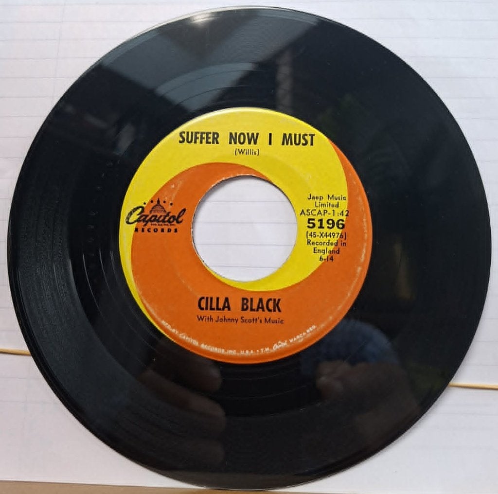 Popcorn Groove / Cilla Black - Suffer Now I Must, Enlèvement ou Envoi, Pop, 7 inch, Utilisé