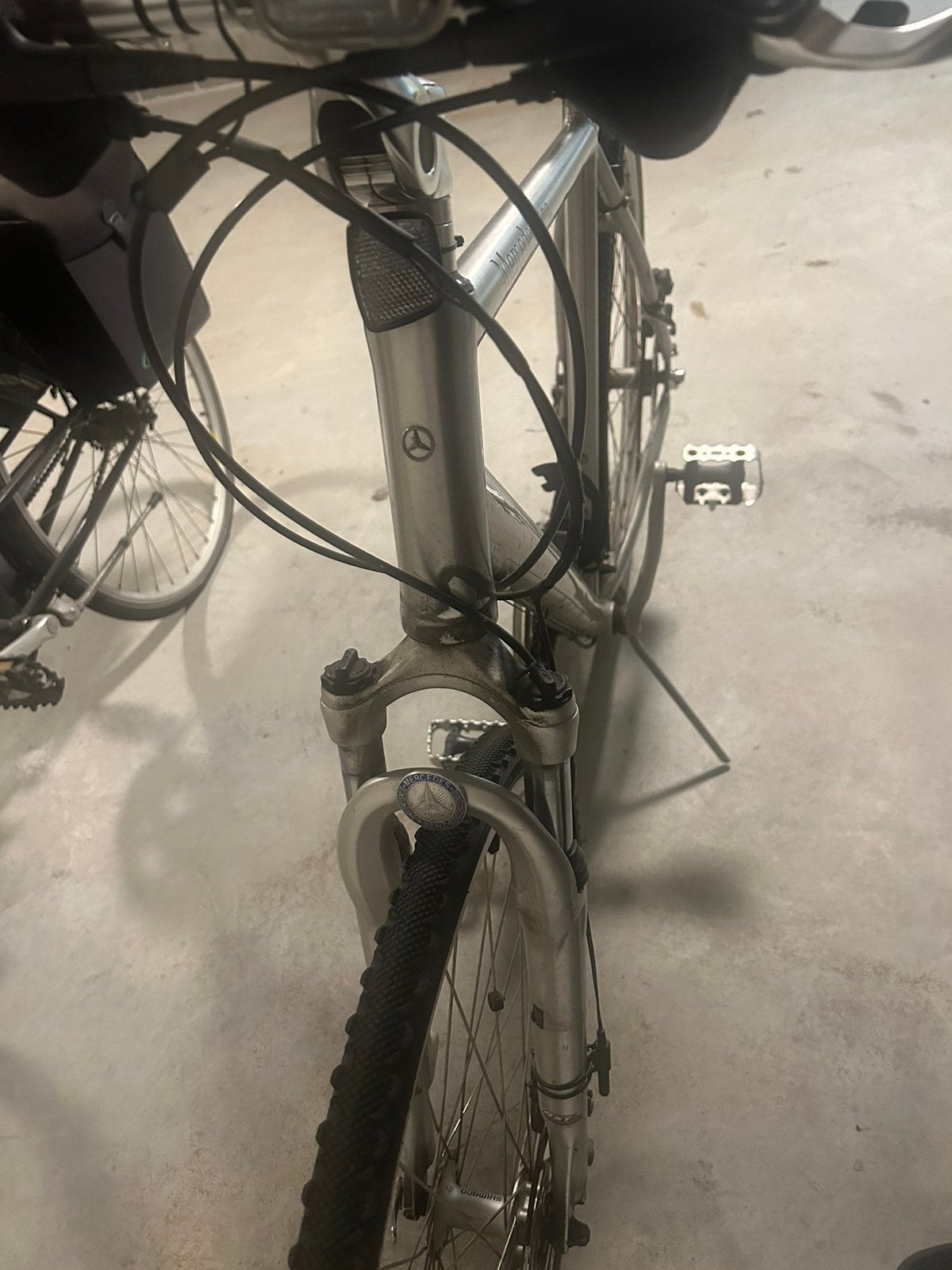Fiets orgeneel (mercedes), Ophalen