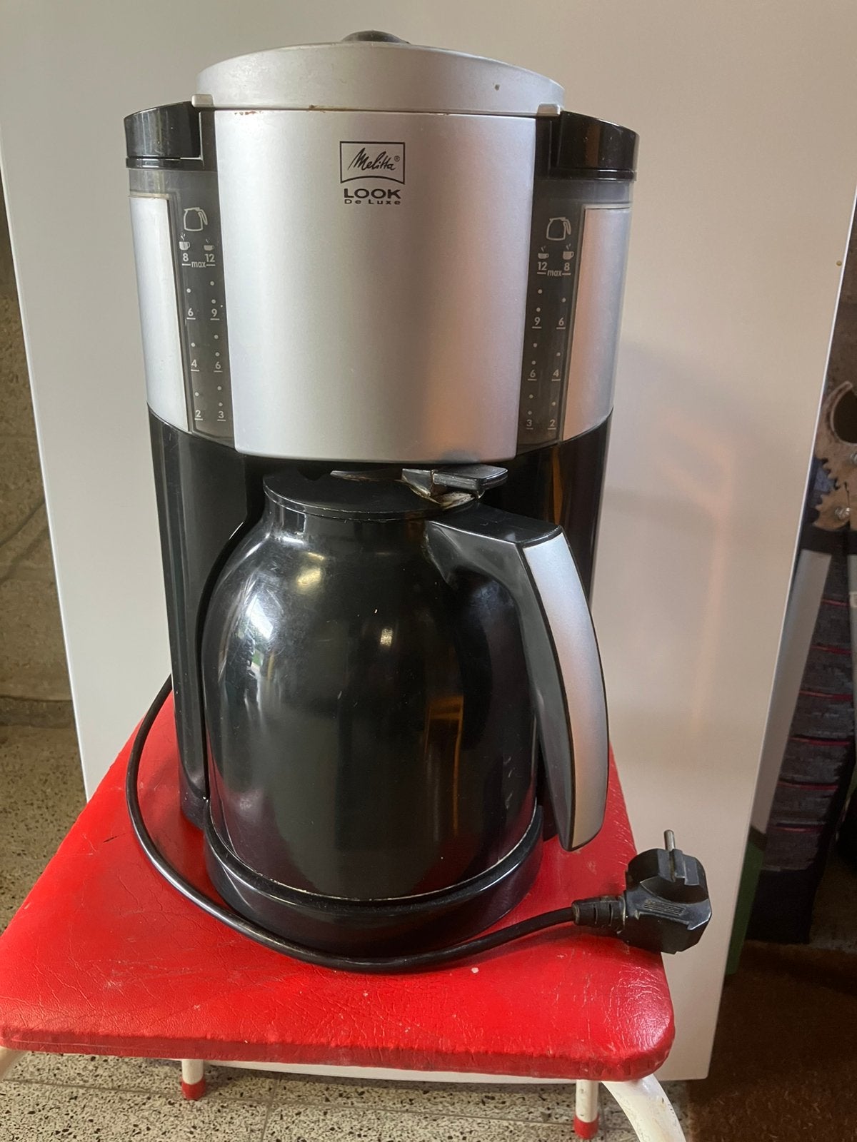 Cafetière, Enlèvement, Utilisé, Café moulu