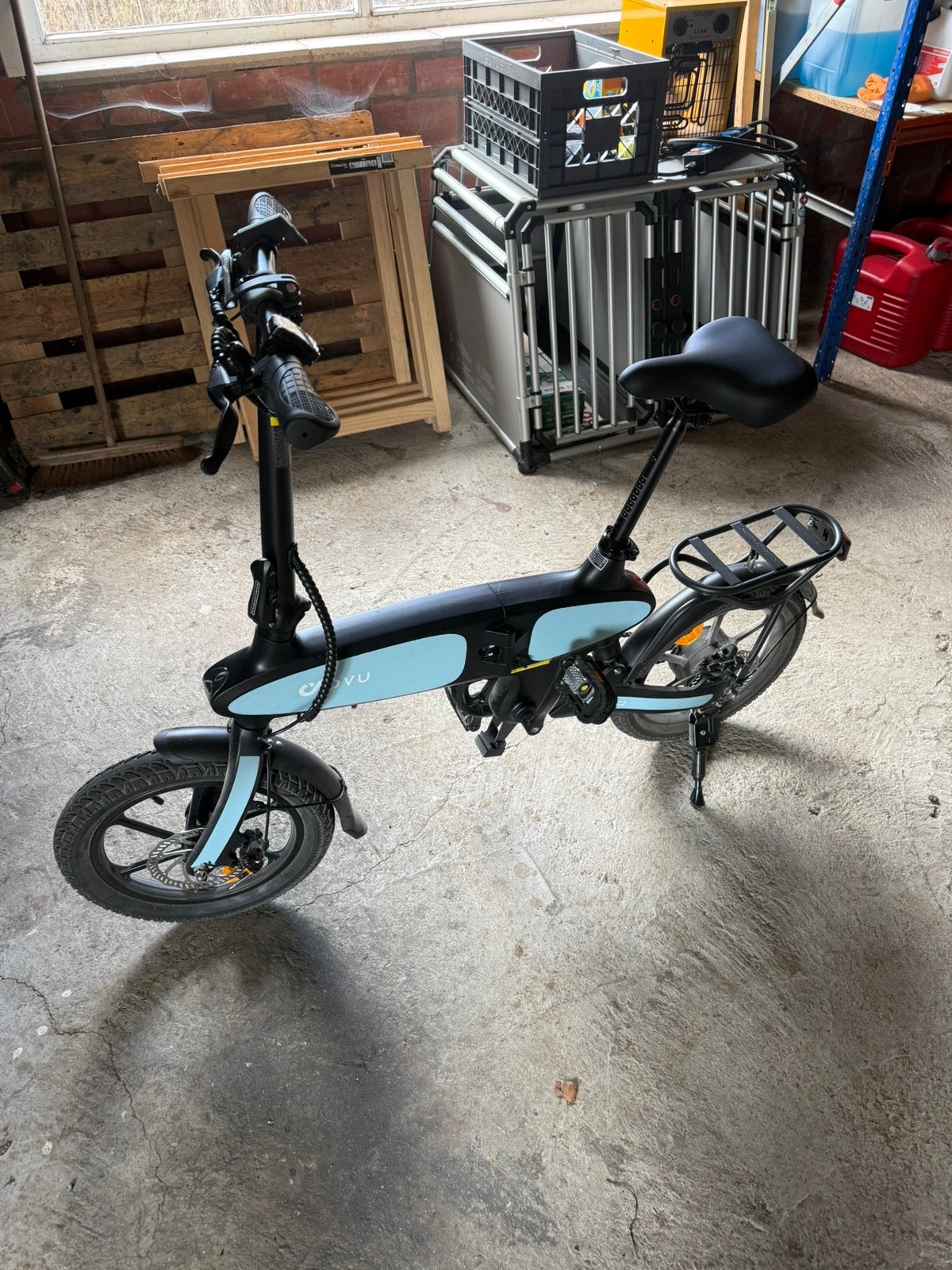DYU C2 electrische plooifiets, Ophalen, Zo goed als nieuw