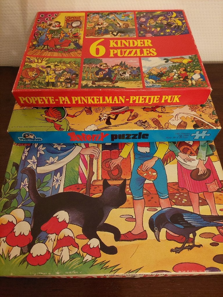 Kinderpuzzels – vintage - (van 63-70-140 stuks), Kinderen en Baby's, Speelgoed | Kinderpuzzels, Ophalen of Verzenden, Zo goed als nieuw