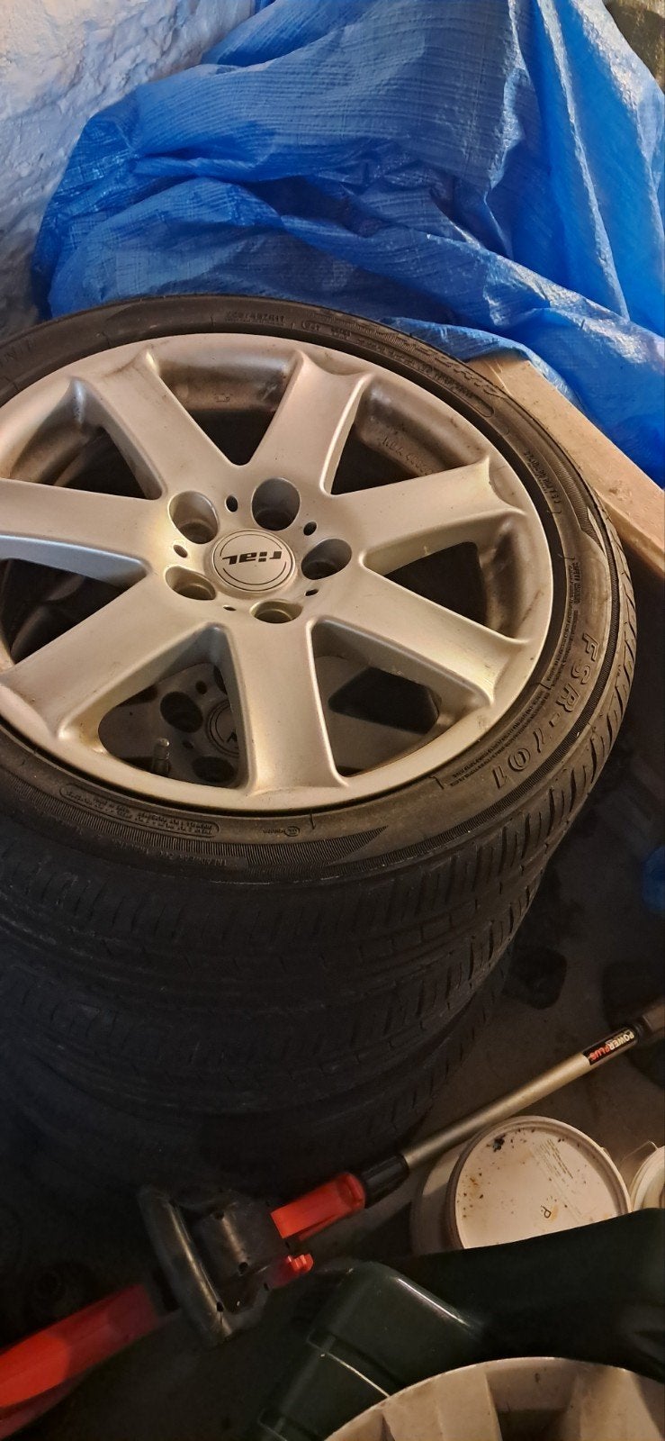 Lot de 4 roues, Autos : Pièces & Accessoires, Enlèvement, Jante(s)