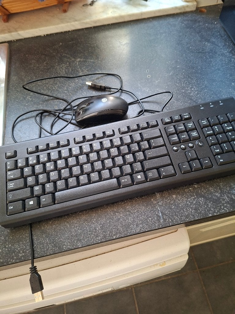Clavier ordinateur avec souris, Enlèvement, Azerty, Neuf, Filaire