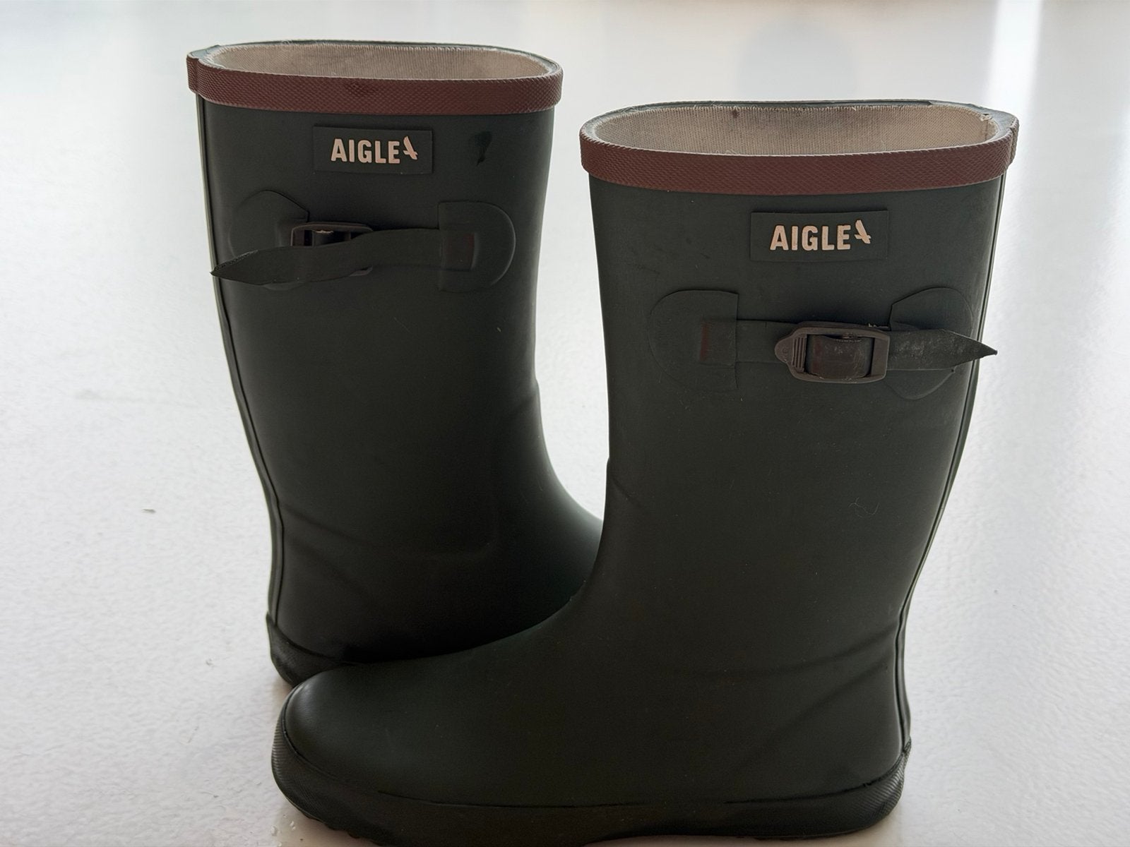Aigle regenlaarzen – maat 33, Ophalen, Gebruikt, Laarzen, Jongen