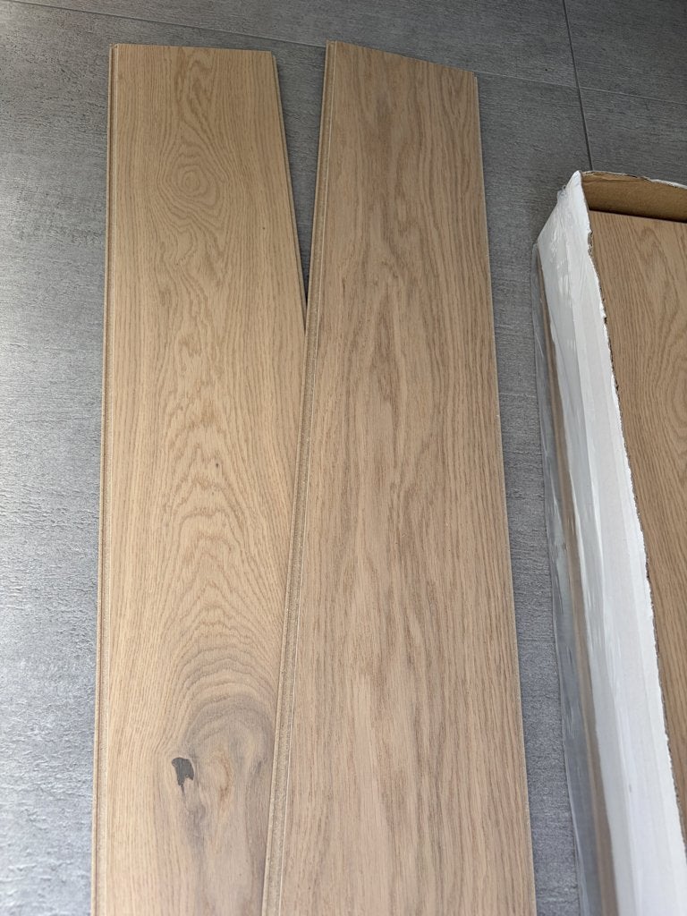 Fineerparket - 6 pakken - 1185 x 148 x 10, Bricolage & Construction, Parquet, Enlèvement, 5 à 10 m², Bois