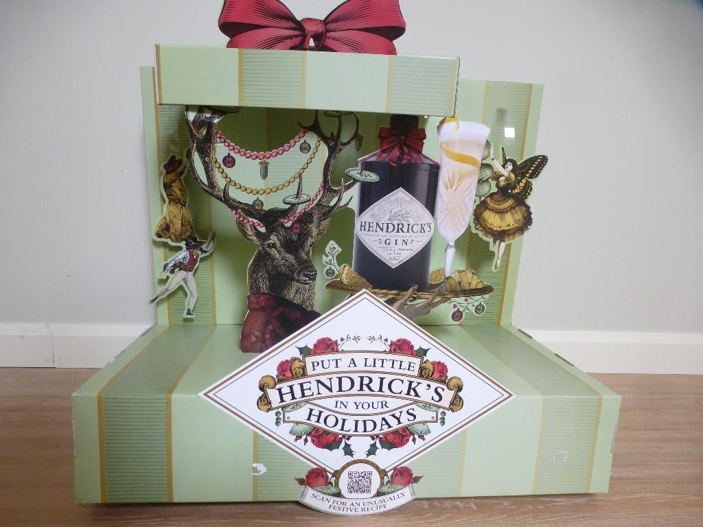 3D reclame HENDRICK'S GIN, Verzamelen, Ophalen, Gebruikt, Overige typen