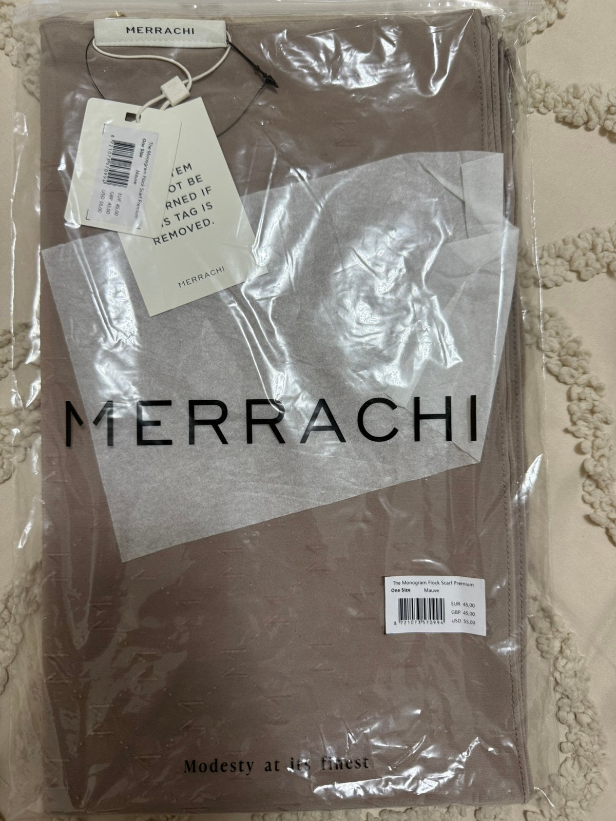 Merrachi le monogramme Mauve, Vêtements | Femmes, Bonnets, Écharpes & Gants, Enlèvement ou Envoi, Neuf