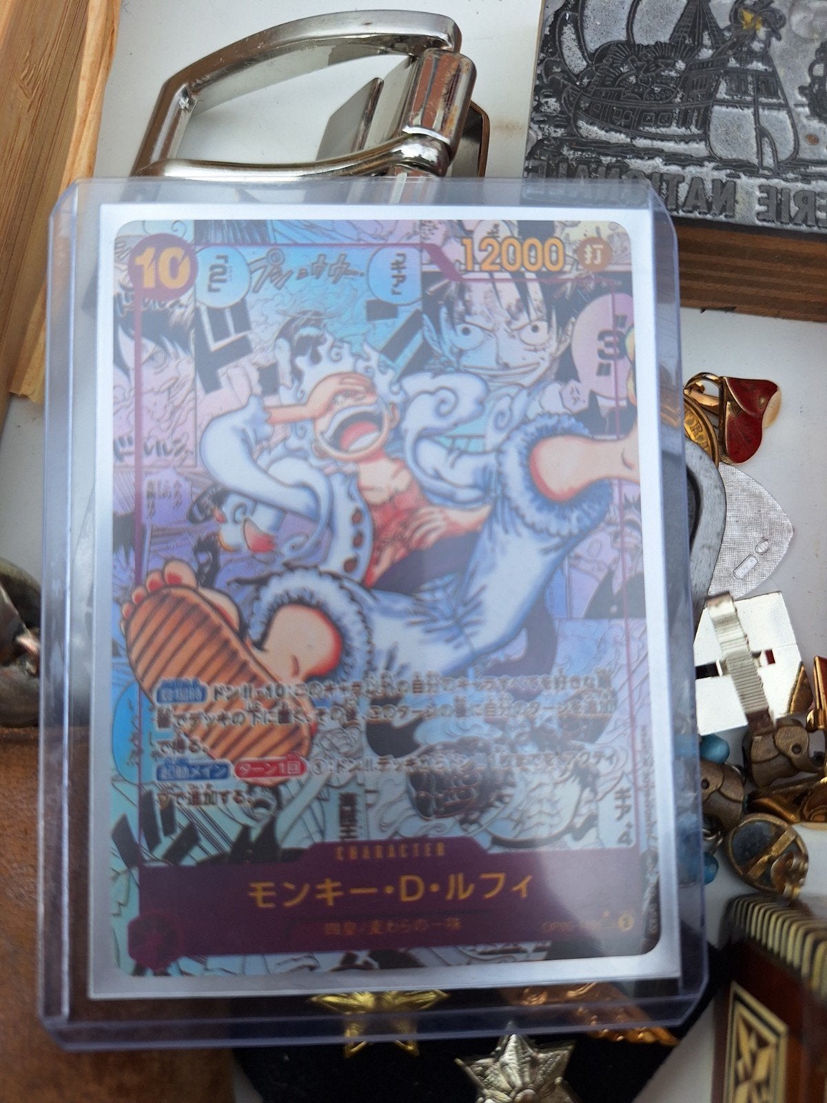 Zeer zeldzame One Piece-kaart, de Monkey D. Luffy Gear 5 Man