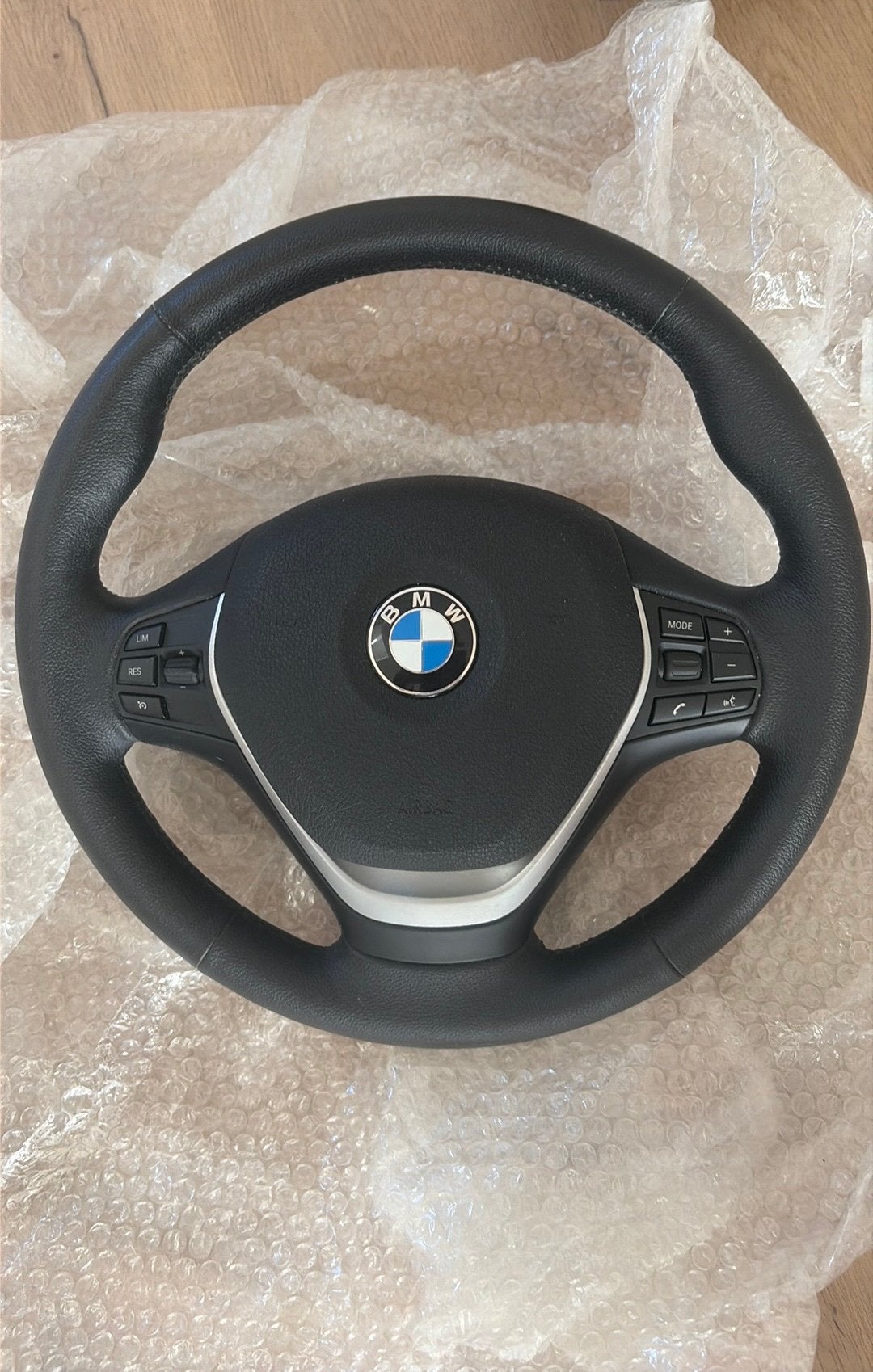 Origineel BMW stuur met airbag & multifunctionele knoppen, Ophalen of Verzenden, Gebruikt, BMW