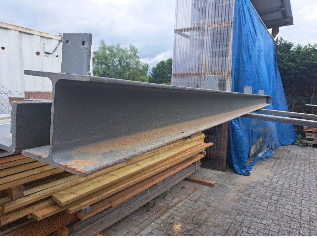 Poutrel van 4.50m lang op 16 op 16., Bricolage & Construction, Enlèvement, Fer