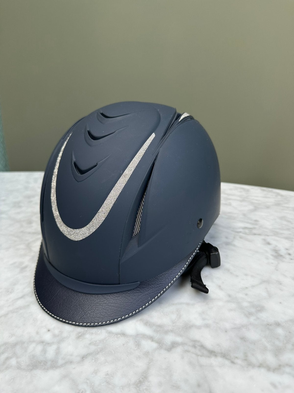 Blauw Harry’s Horse cap, Dieren en Toebehoren, Inclusief hoes, Zo goed als nieuw, Harry's Horse, S