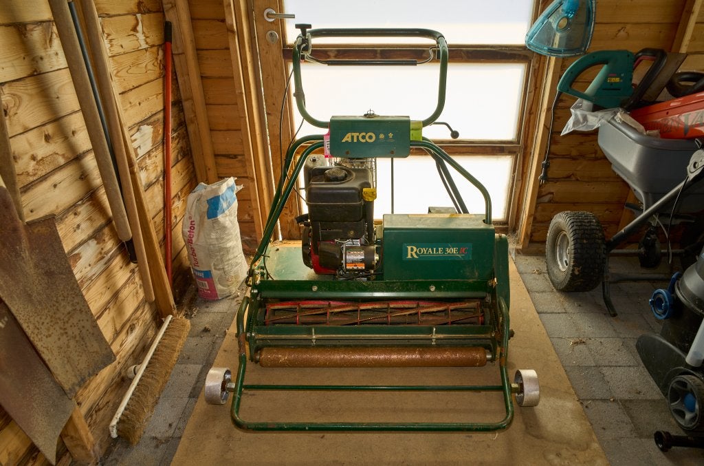 Tondeuse Helicoidale ATCO Royale 30E, Jardin & Terrasse, Tondeuses autoportées, Moins de 90 cm, Enlèvement, ATCO, Utilisé