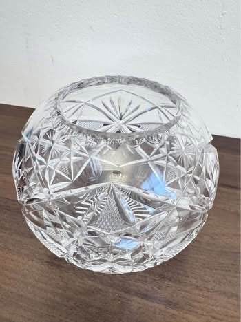 Magnifique petite vase cristal, Enlèvement ou Envoi