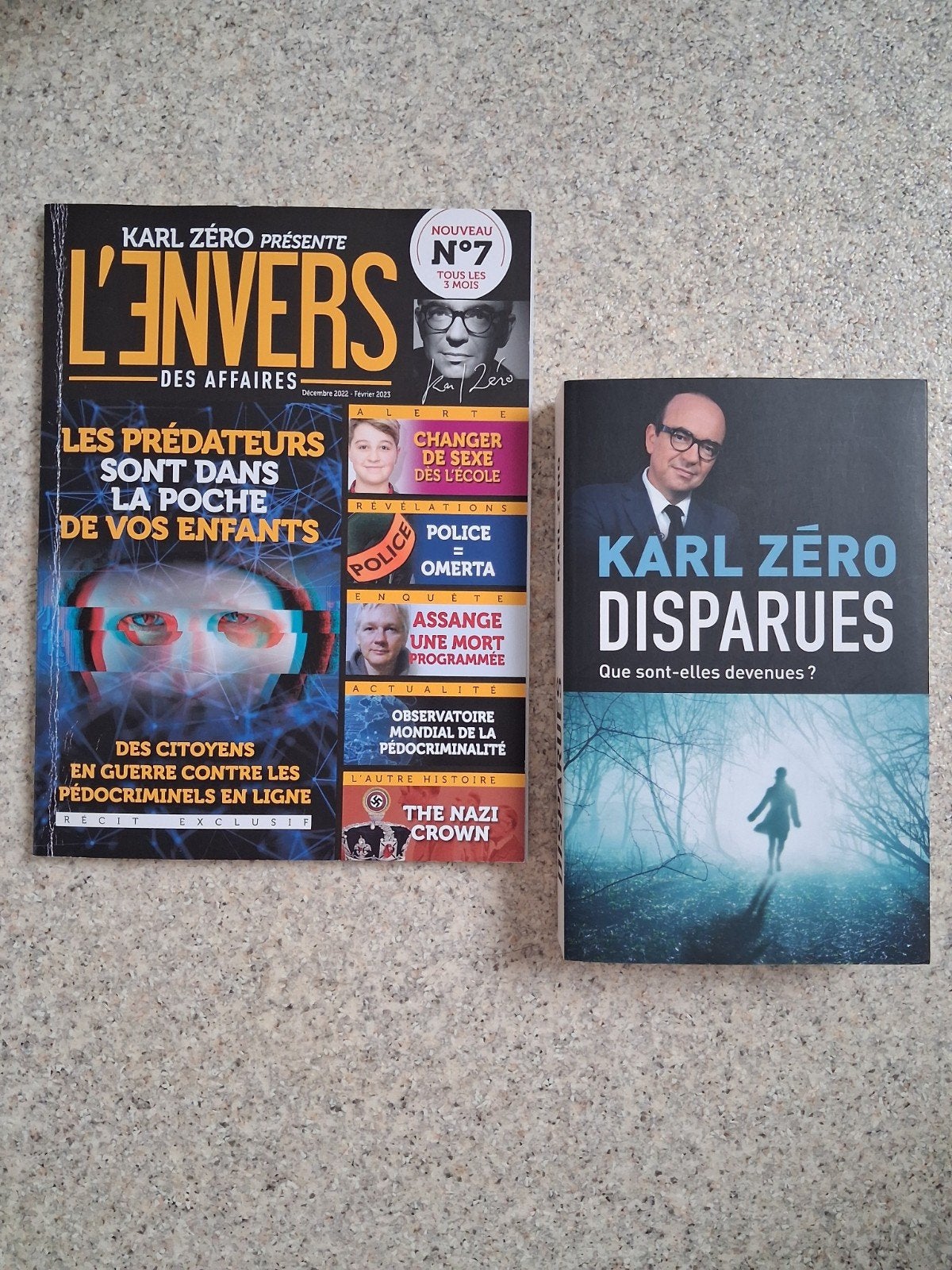 Karl Zero, Livres, Enlèvement
