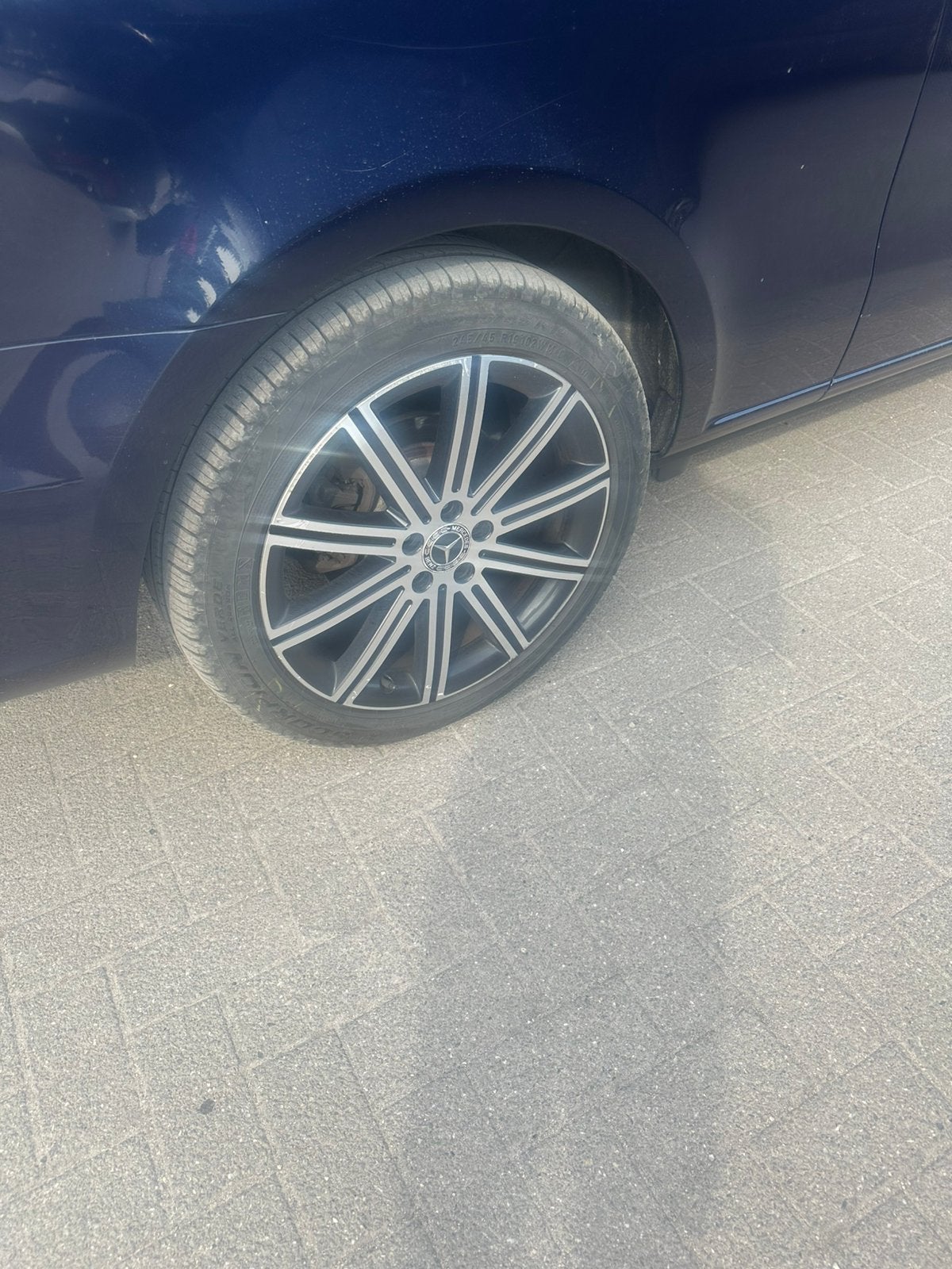 Jantes Mercedes 19 pouces avec pneus Pirelli, Autos : Pièces & Accessoires, Enlèvement, 19 pouces, Pneu(s)