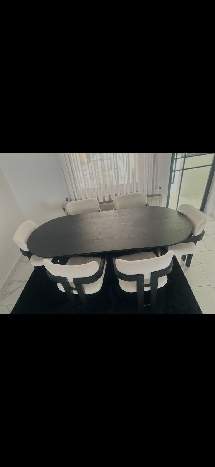 Eettafel en zes stoelen, Huis en Inrichting, Ophalen