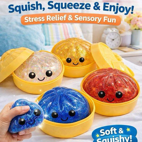 Squishy Dumplings met Glitters – Hét Trendproduct, Enfants & Bébés, Jouets | Jouets de bain, Neuf, Enlèvement