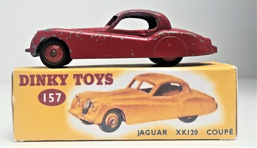 Dinky Jaguar XK 120 Coupé, Ophalen of Verzenden, Gebruikt, Auto, Dinky Toys
