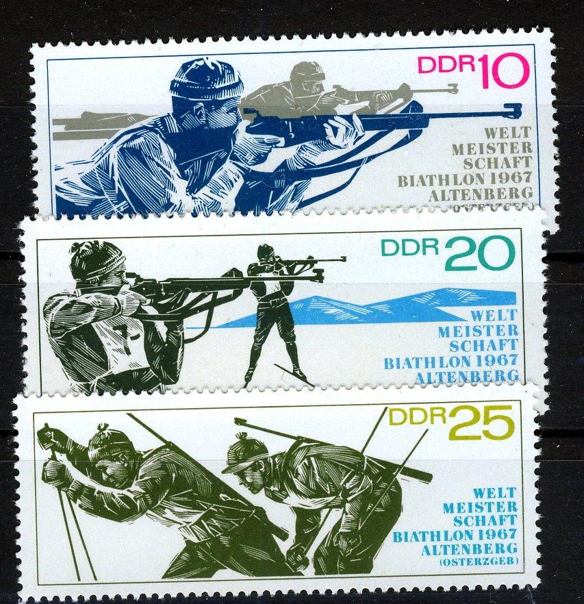 DDR 1967 - nr 1251-1253 **, Postzegels en Munten, Postzegels | Europa | Duitsland, Verzenden, DDR, Postfris