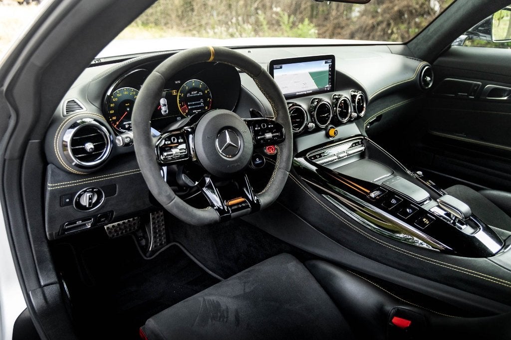 Mercedes AMG GT R * Track Pack * Ceramic Brakes * Carbon *, Autos, Mercedes-Benz, Cuir, Argent ou Gris, Achat, 430 kW