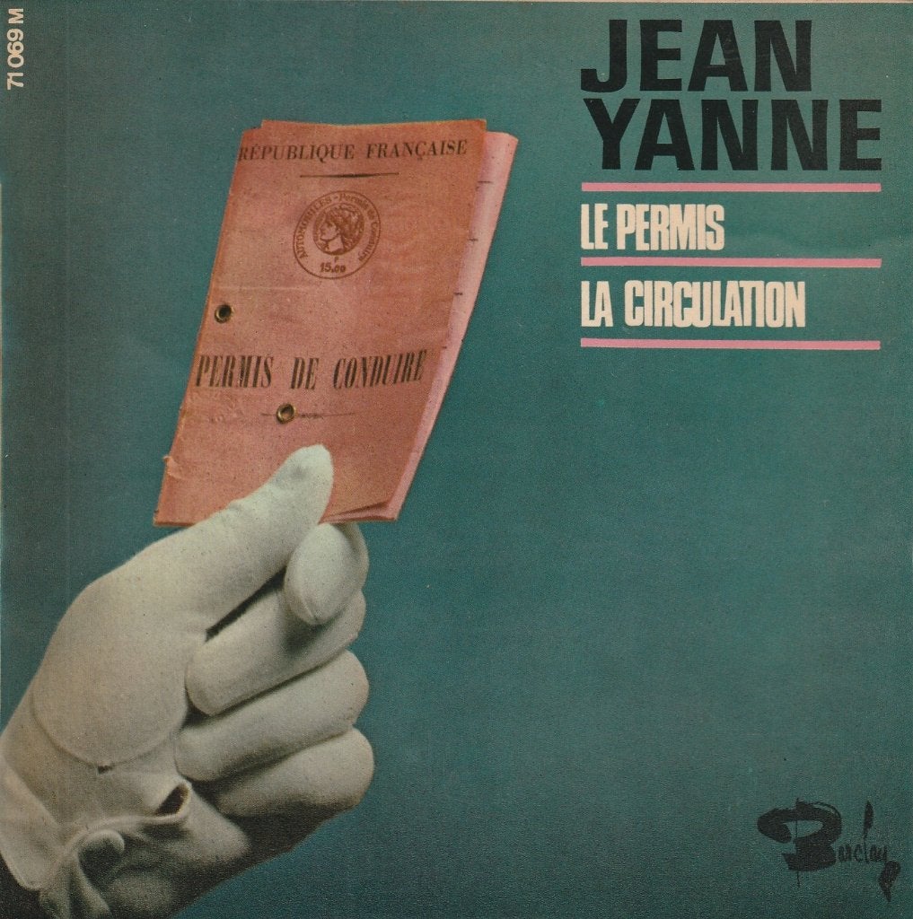 Jean Yanne - Le permis (humor), 7 inch, Single, Zo goed als nieuw, Humor en Cabaret