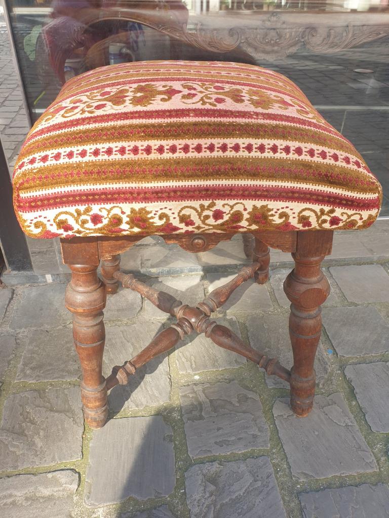 Vintage kruk H 50 cm, Ophalen, Hout