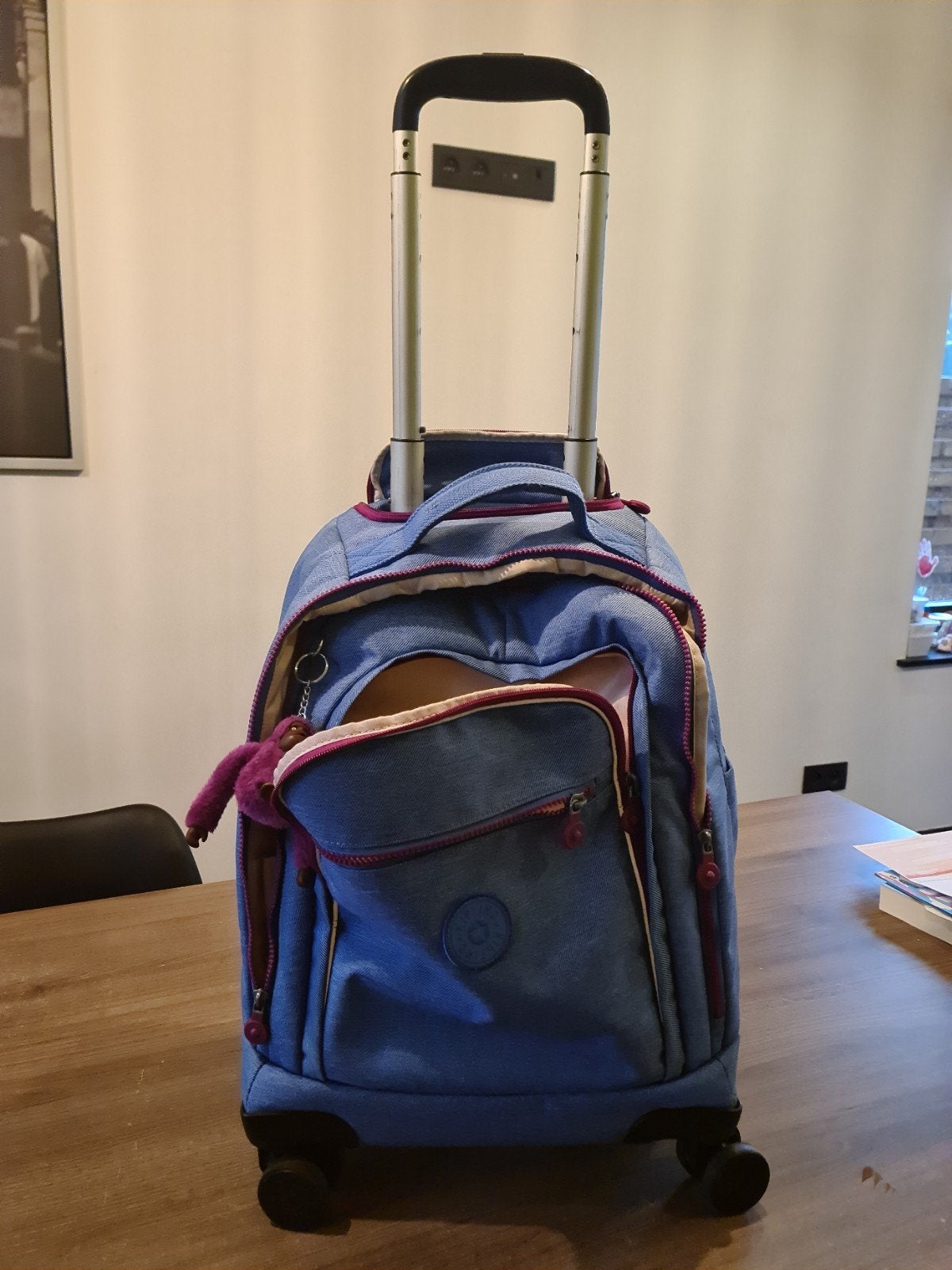 boekentas kipling, Bijoux, Sacs & Beauté, Sacs | Cartables, Enlèvement, Utilisé, Bleu, Sac à dos