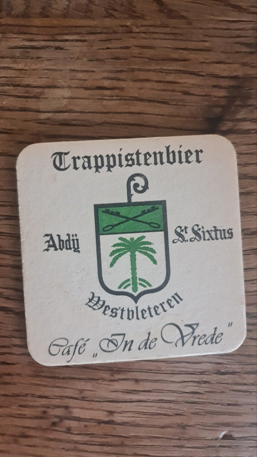 Bierviltje west vleteren, Ophalen, Zo goed als nieuw