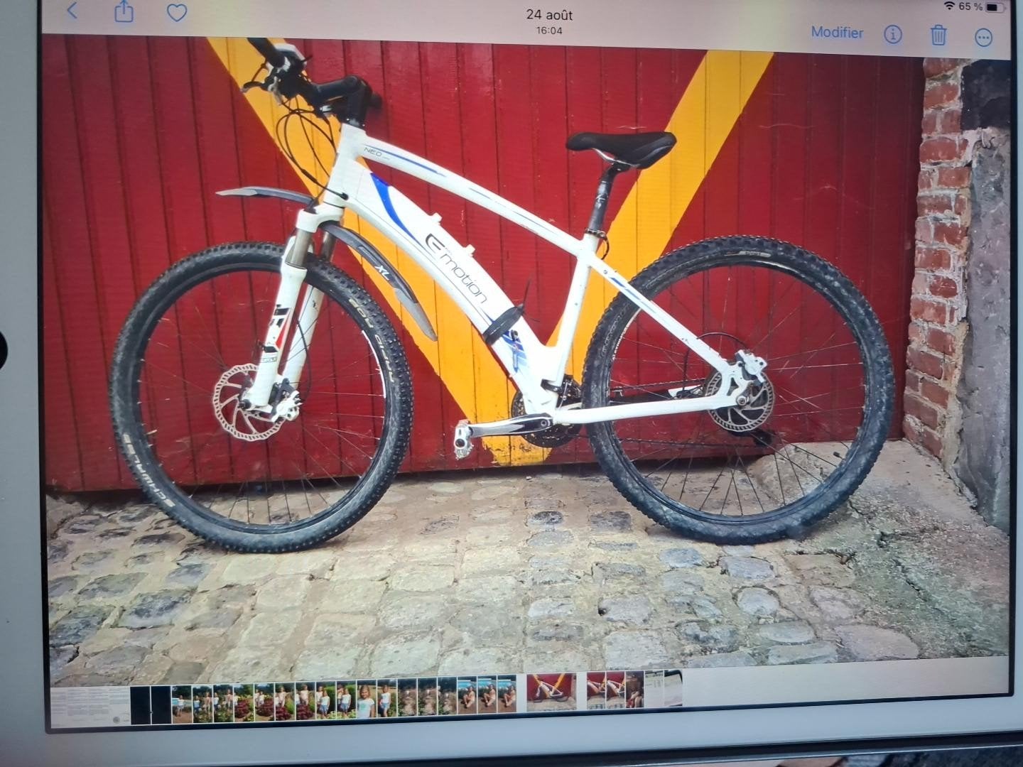 velo èlectrique tout terrain, Fietsen en Brommers, Ophalen, Gebruikt, Dames, Overige merken