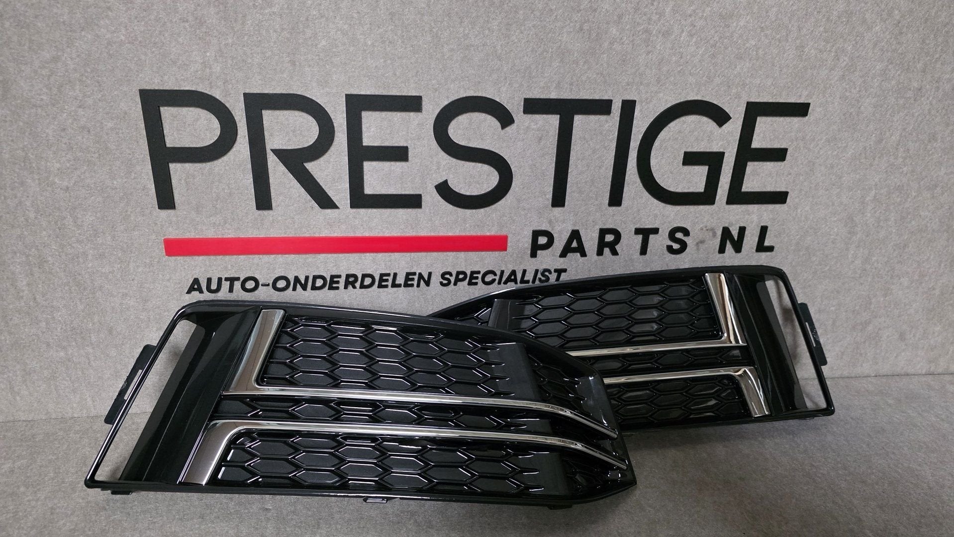 Voorbumper Roosters Audi A4 B9 8W S-Line Set Links & Rechts, -, Nieuw, Ophalen of Verzenden, -