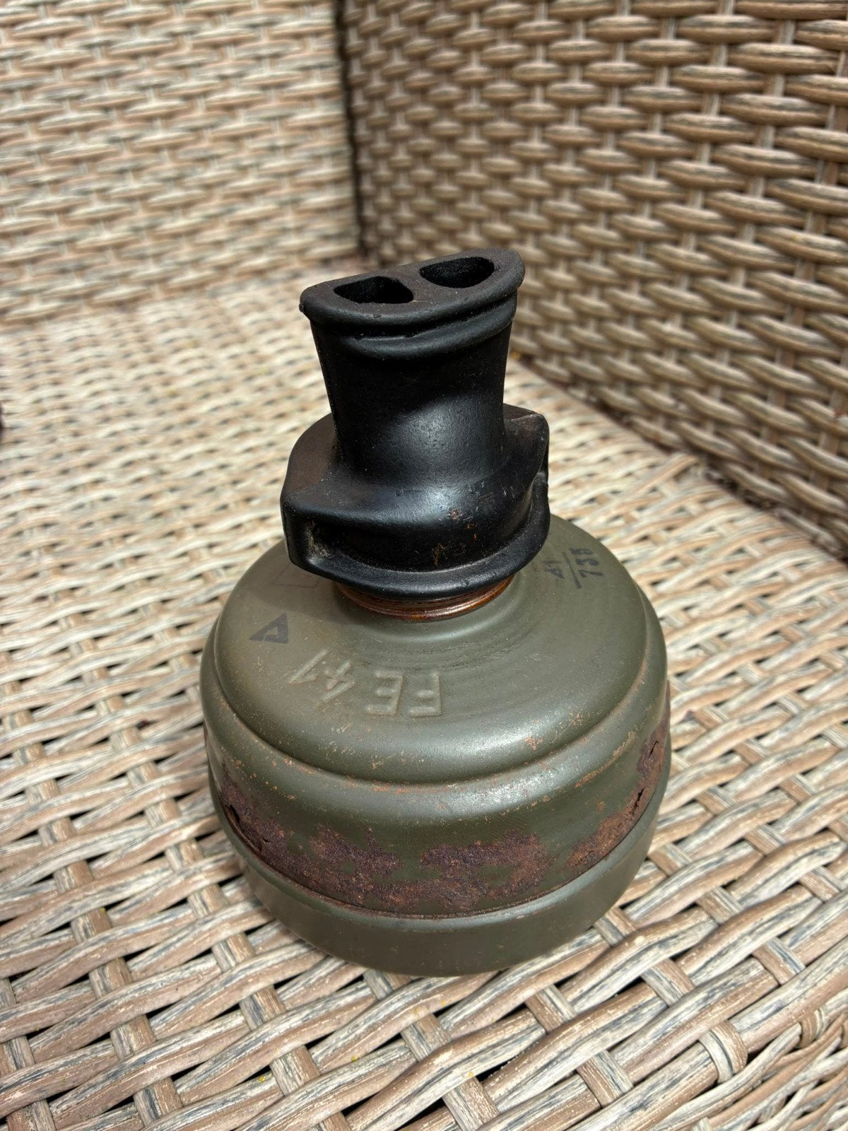 Duitse kriegsmarine mondstuk behelfsmaske gasmasker, Verzamelen, Militaria | Tweede Wereldoorlog, Ophalen of Verzenden