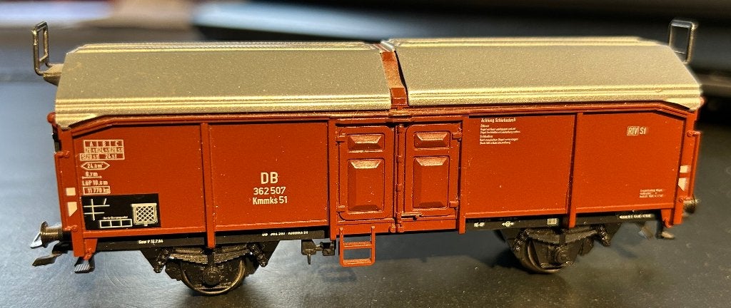 3133. Wagon à toits coulissants H0 Märklin., Enlèvement ou Envoi, Utilisé, Wagon, Märklin