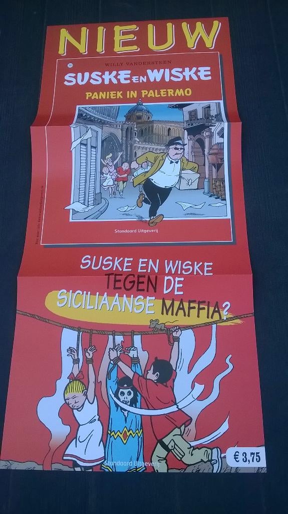 Suske en Wiske:  Paniek in Palermo, Boeken, Gelezen, Willy Vandersteen, Eén stripboek, Ophalen of Verzenden