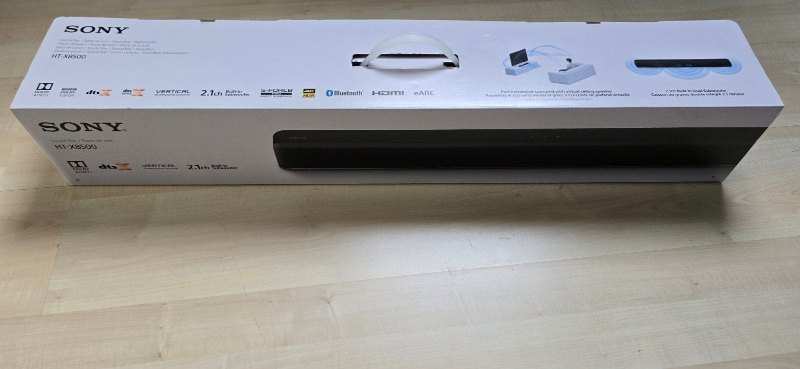 Sony HT-X8500 soundbar, zo goed als nieuw., TV, Hi-fi & Vidéo, Barres de son, Enlèvement, Bluetooth, Comme neuf