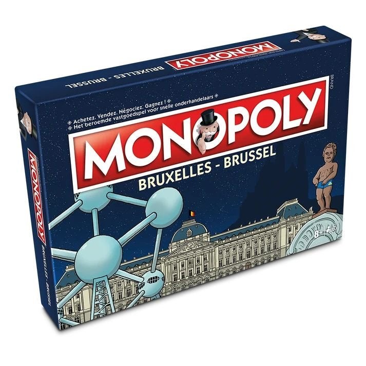 Monopoly Bruxelles-Brussel (FR/NL), Een of twee spelers, Ophalen, Zo goed als nieuw, Monopoly