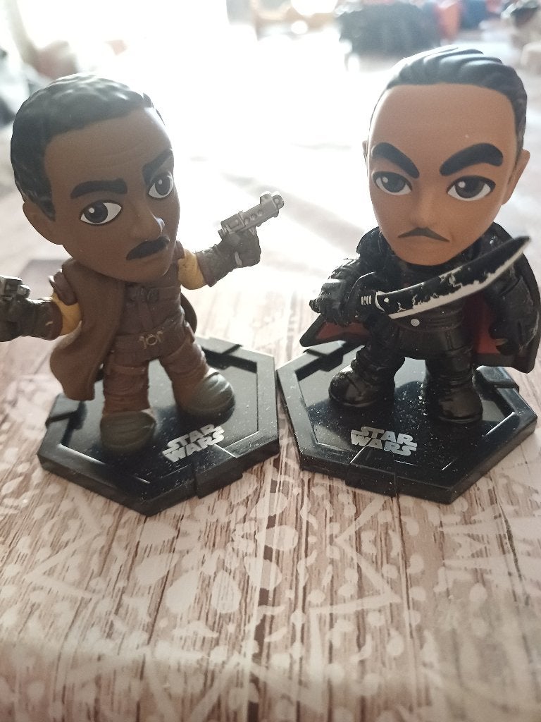 2 Star Wars Figuren., Kinderen en Baby's, Speelgoed | Actiefiguren, Ophalen, Zo goed als nieuw