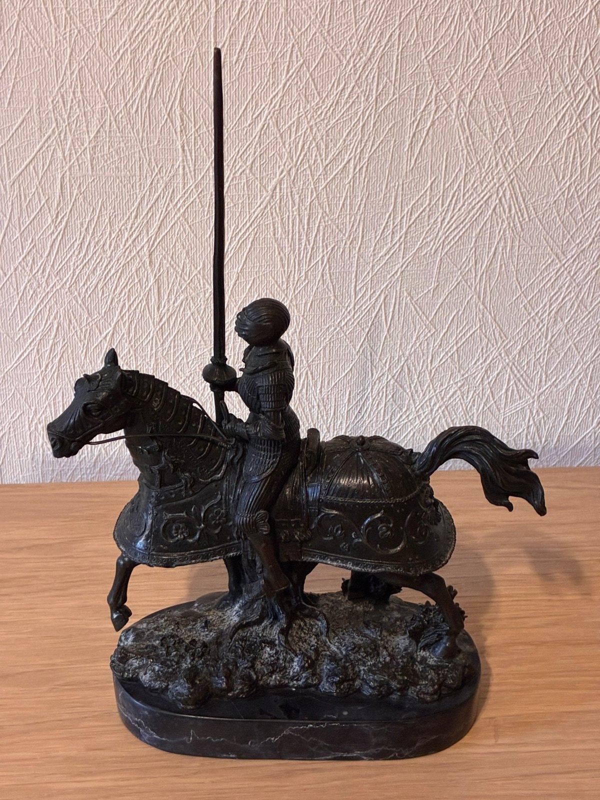 Chevalier en bronze, Antiquités & Art, Enlèvement ou Envoi, Bronze