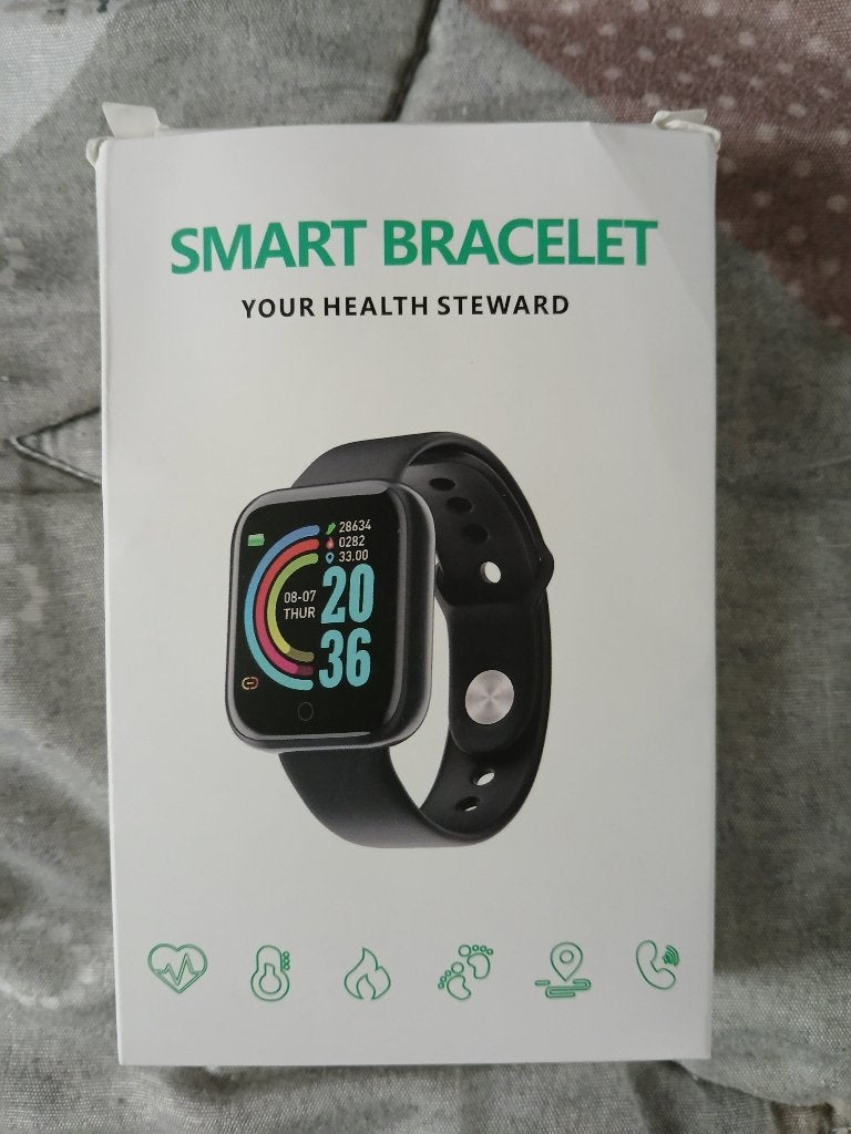 Montres connectées, Ophalen, Afstand, Zwart, Nieuw