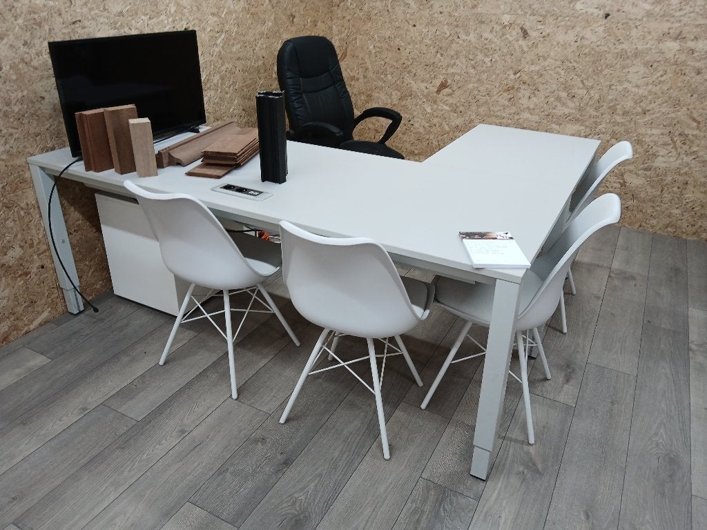 bureau, Enlèvement, Comme neuf, Blanc